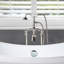 Robinet de baignoire sur pattes à trois poignées-64114612