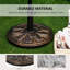 Alverna 13kg Garden Parasol Base for 35mm / 38mm / 48mm Pole Bronze Tone