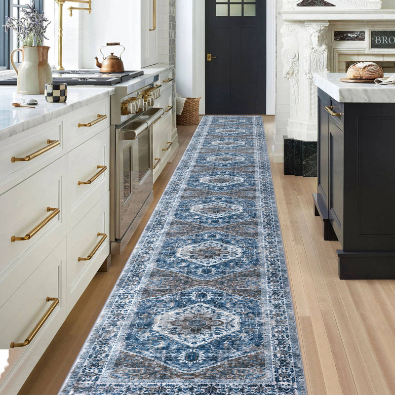 Tapis d'intérieur antidérapant Jodhveer , Tapis de couloir 2 pi 7 po x 20 pi