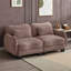 Sofa deux places avec coussin et accoudoirs-395057387