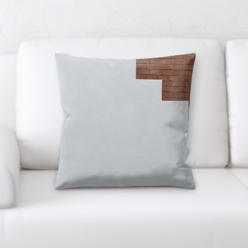 Bricks Throw Pillow