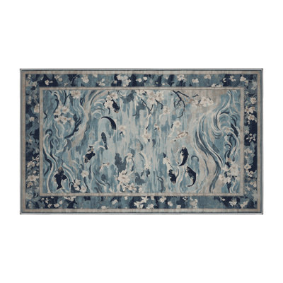 Machine Washable Brown Area Rug