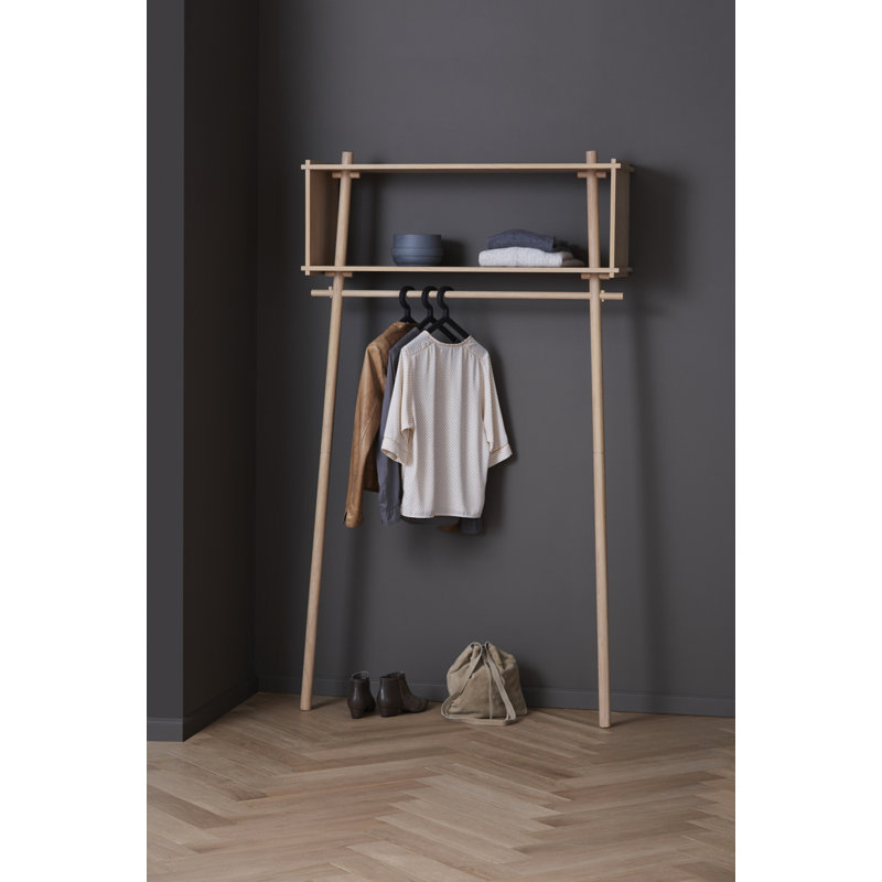 Tojbox Wardrobe (Small), White Oak