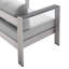 Ensemble de patio extérieur en aluminium 4 pièces Shore Sunbrella-1378943083