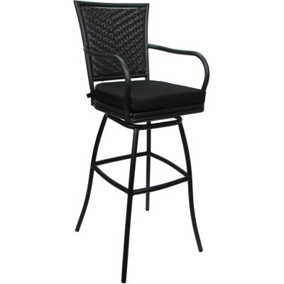 Outdoor Indoor Bar Stool Extra Tall With Arms