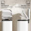 30L Kitchen Bin, Pedal Bin with Lid, Removable Inner Bucket-120768111