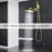 10" Dual Square Shower Head Combo, Rain Shower Head, 3-Way Diverter, 71" Extra Long Hose-119450900