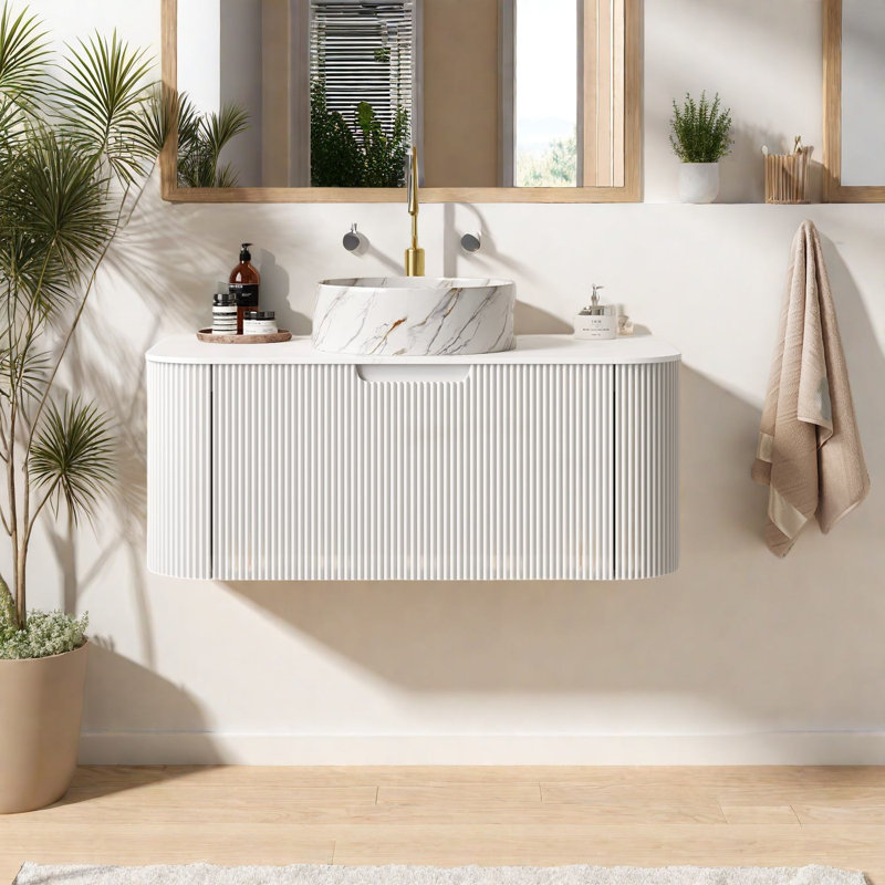 Meuble-lavabo et lavabo 36 po Modern White