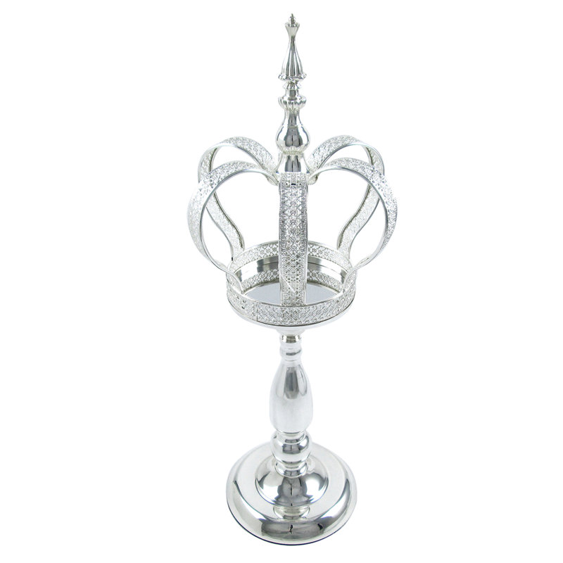 Shanon Figurines & Sculptures, Silver, 21.25" H x 7.5" W x 7.5" D