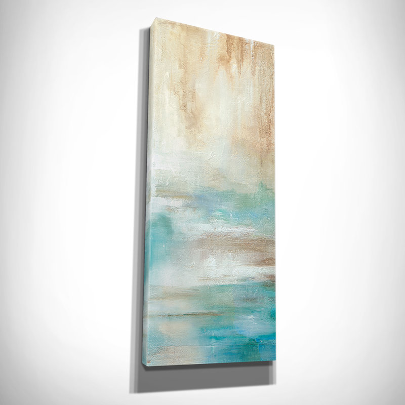 «Misty View II», reproduction de peinture à l'huile sur toile, H 12 po x l 36 po x P 1,5 po