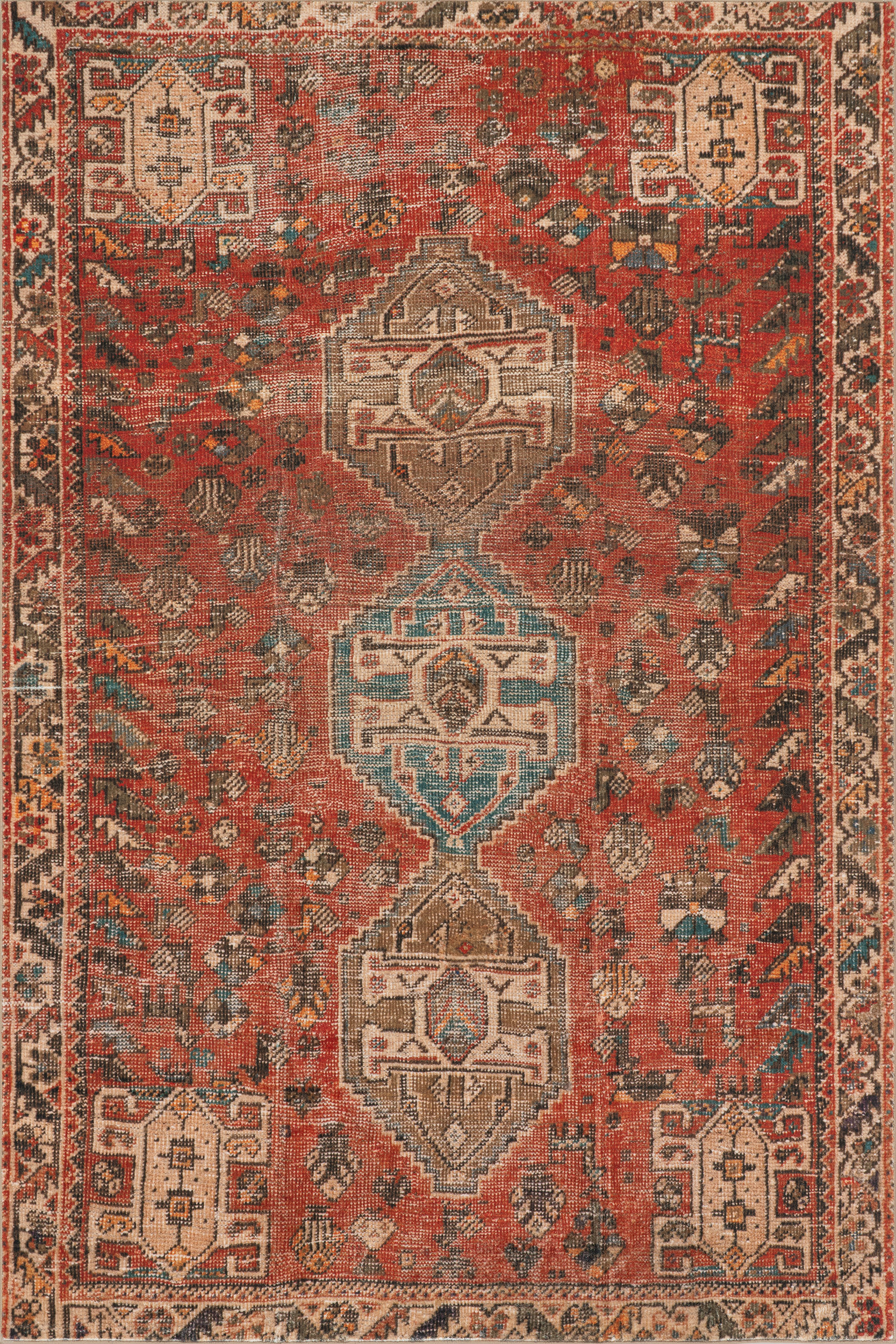 Xavia Medallion Washable Area Rug - Rectangle 8'6" x 11'6"