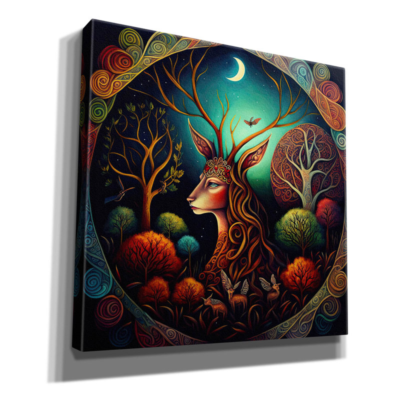 Art mural sur toile «Loon Peak®» par The Golden Valley, H 12 po x l 12 po x P 0,75 po