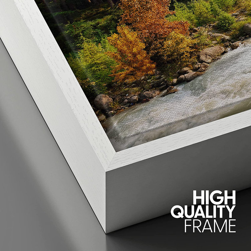 Window Scenery " European Village ", 32" H x 48" W x 1.5" D
