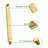 Rain Shower System Brushed Gold, Tub Shower Faucet Set 10 Inch Square Rainfall Shower Head With Handheld Sprayer And Waterfall Tub Spout Pressure Balance-129401824