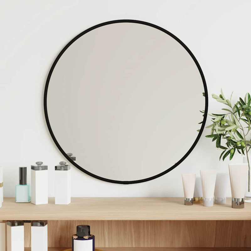 Jenkintown Round Mirror, Silver, 40cm x 40cm