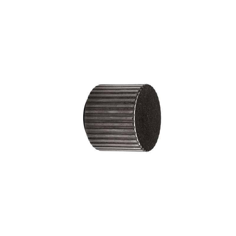 Roger Thomas 1 3/8 Diameter Cylindrical Knob, White Bronze Medium