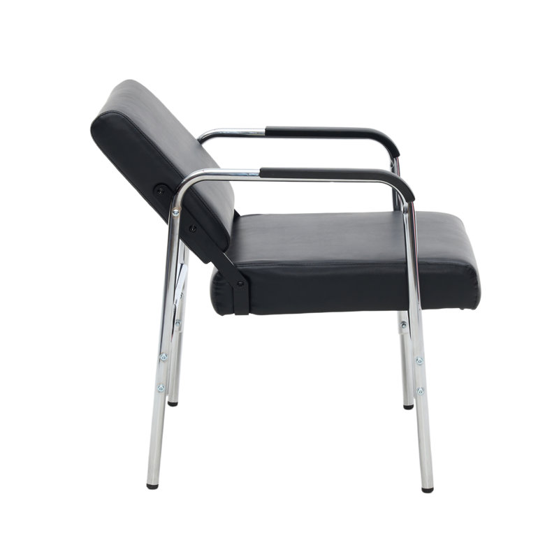 Fauteuil de shampooing inclinable en cuir synthétique