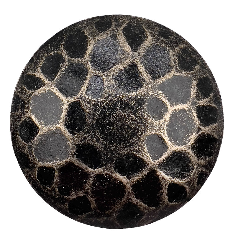 50 Pack 1 Inch Decorative Clavo Nails Round Hammered Iron Antique Rustic Finish by Sidco Supply, Brushed Silver