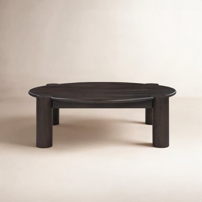 Jack Coffee Table Brushed Natural Oak, Dark Brown
