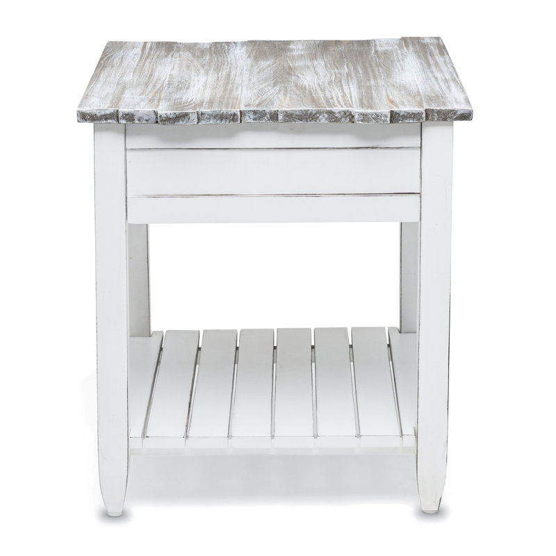 Table de bout Decastro Coastal, Gris / Noir