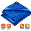 Bâche en polyéthylène robuste de 10 pi x 10 pi 14 mil, imperméable et résistante aux rayons UV-131089765
