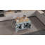 Chariot d'îlot de cuisine 3 tiroirs pour salle à manger-1485564719
