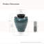 Vase en céramique bleu océan 15,8 po