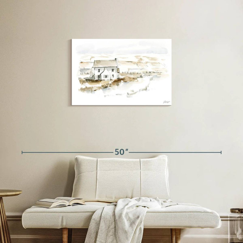 Lilie Neutral Farmhouse I, 20" H x 30" W