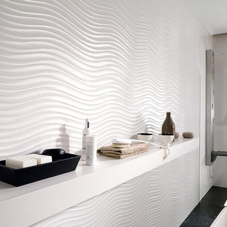 STAGE - Blanco 12x36 Ceramic Wall Tile - QDI Surfaces®