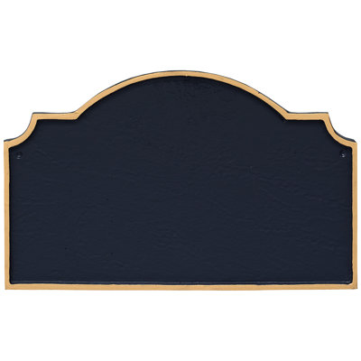 Plaque signalétique d'adresse sur deux lignes Vanderbilt