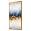 Abstrait bleu et jaune cascade de marbre III - formes abstraites, art mural-1750563654-1703408226