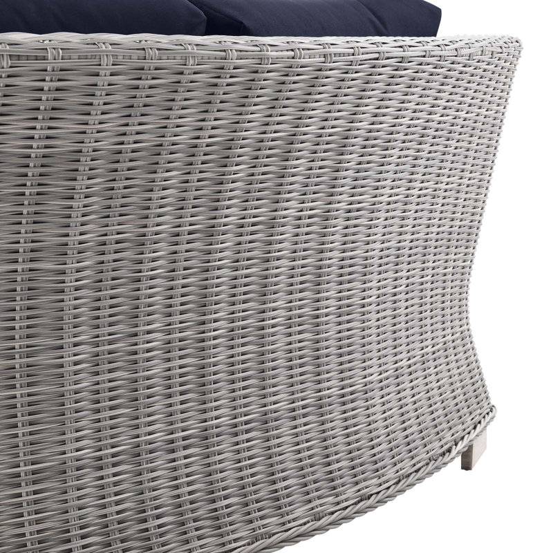 Chaise de coin d'extérieur Conway, Marine