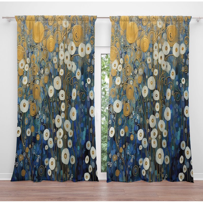 Ahraya Room Darkening Curtain Pair, 20" W x 52" L