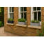Bini Window Box, Contemporary Concrete Effect Plant Pot, Outdoor Windowsill Planter with Drainage Plug-166005205-166005206