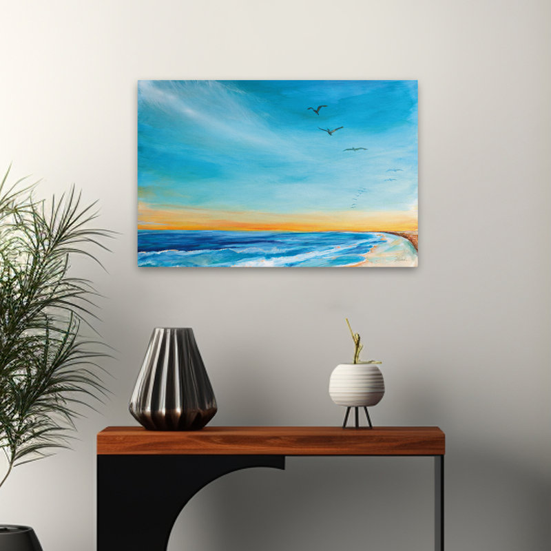 Oiseau de plage Back Bay, H 24 po x l 16 po