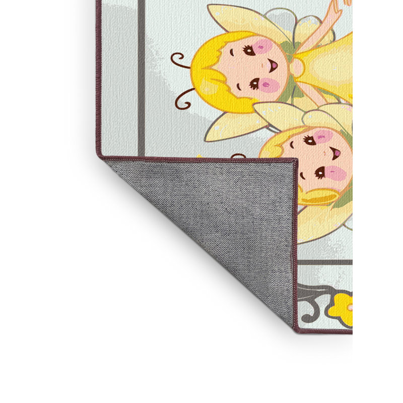 Tapis fantaisie Zoomie pour enfants Zoomie, Rectangulaire 2 pi x 3 pi