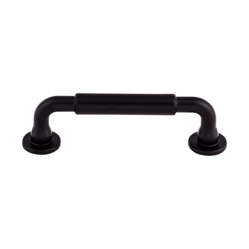 Lily Bar Pull, Flat Black, Kara 3 3/4" Center to Center Bar pull