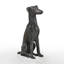 Loyal Greyhound Garden Statue