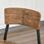 Ensemble de table de bar 3 pièces, ensemble de table de salle à manger à hauteur de comptoir industrielle, chaises et pieds en acier-1962373693-1962373690