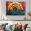 Abstrait marbré arc-en-ciel, couleurs de la vie II - art mural arc-en-ciel-849398843-849398796