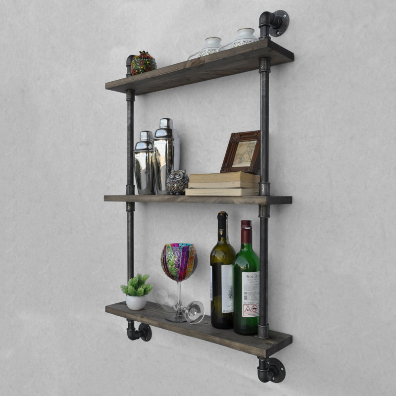 Hardwick 3 Piece Solid Wood Accent Shelf