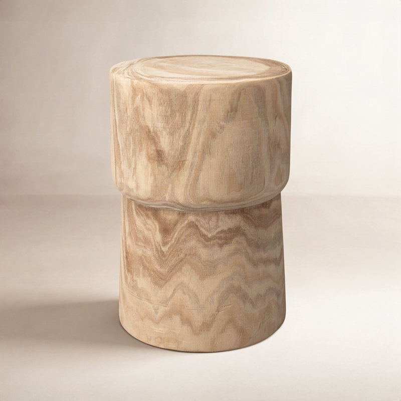 Velia Solid Wood End Table