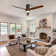 Kemp 52'' 3 -Blade LED Flush Mount Ceiling Fan with Remote Control and Light Kit Included