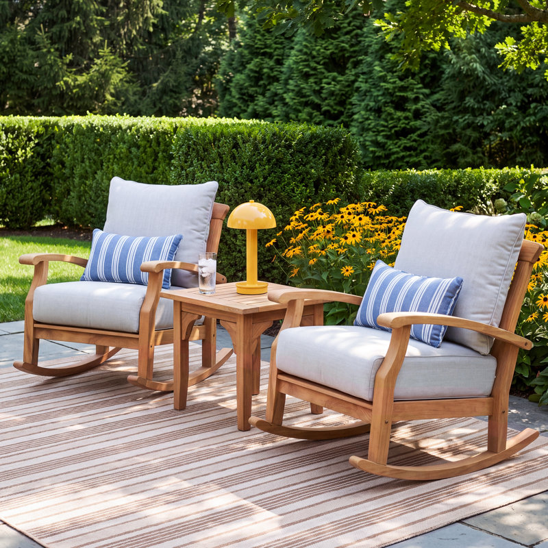 Summerton Seating Group with Cushions, Natural/Beige