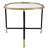40.7'' Glass Top Console Table