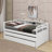 Twin XL Wood Daybed With 2 Trundles, Storage Cubbies, 1 Light For Free And USB-275313576
