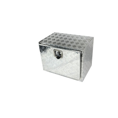 Aluminum Heavy Duty Pick Up Atv Trailer Tool Box With Lock (24''x16''x18'' Silver)