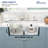 Quartz 33" L x 19" W 50/50 Double Bowl Grantie Composite Undermount Kitchen Sink Workstation Sink with Accessories-116272915