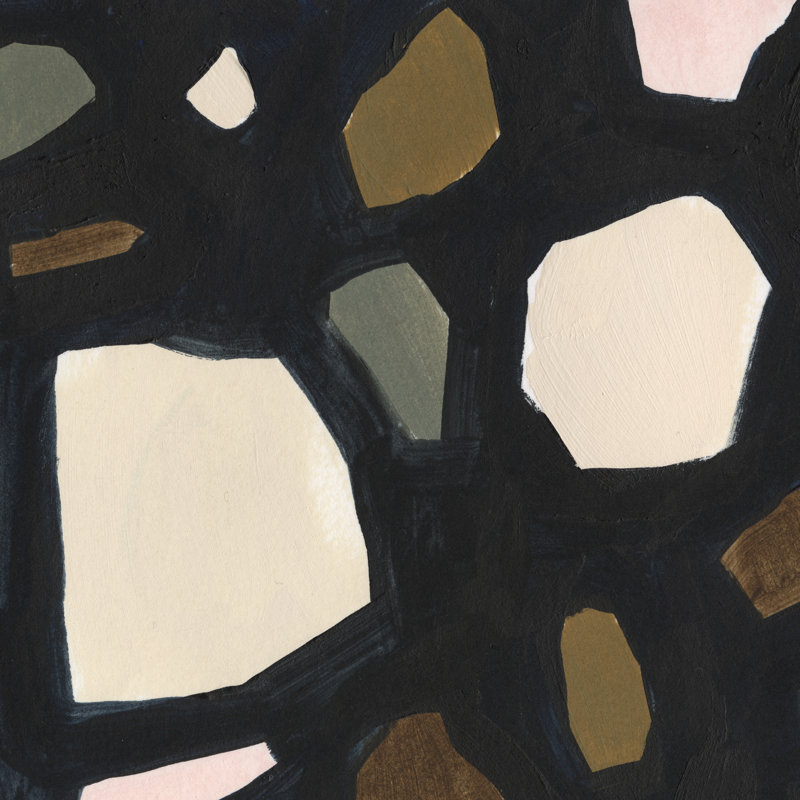 Terrazzo Shards VII by Victoria Borges - Wrapped Canvas Painting, 51cm H x 51cm W