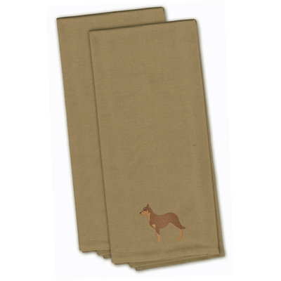 Cotton Embroidered Tea Towel Kitchen Towel
